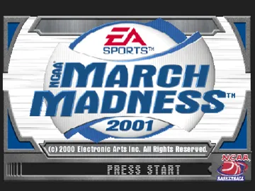 NCAA March Madness 2001 (US) screen shot title